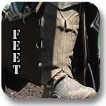 medieval armor feet
