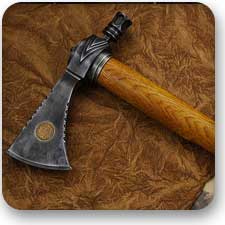 weapon slashing throwing axe